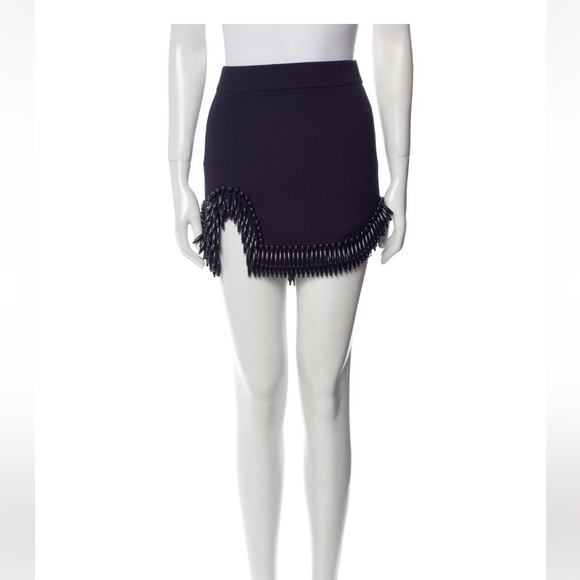 Cult Gaia Arvid beaded mini skirt new small - Picture 2 of 6